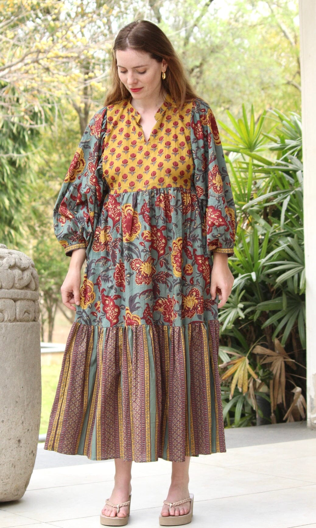 Grassland Ruffle Dress DRESSES Cyclamen