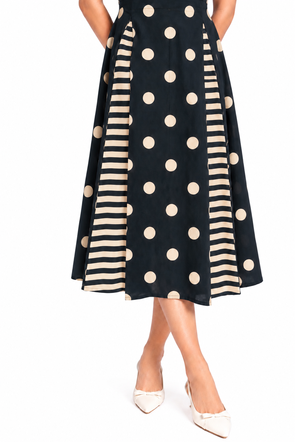 Dot and Line Dress