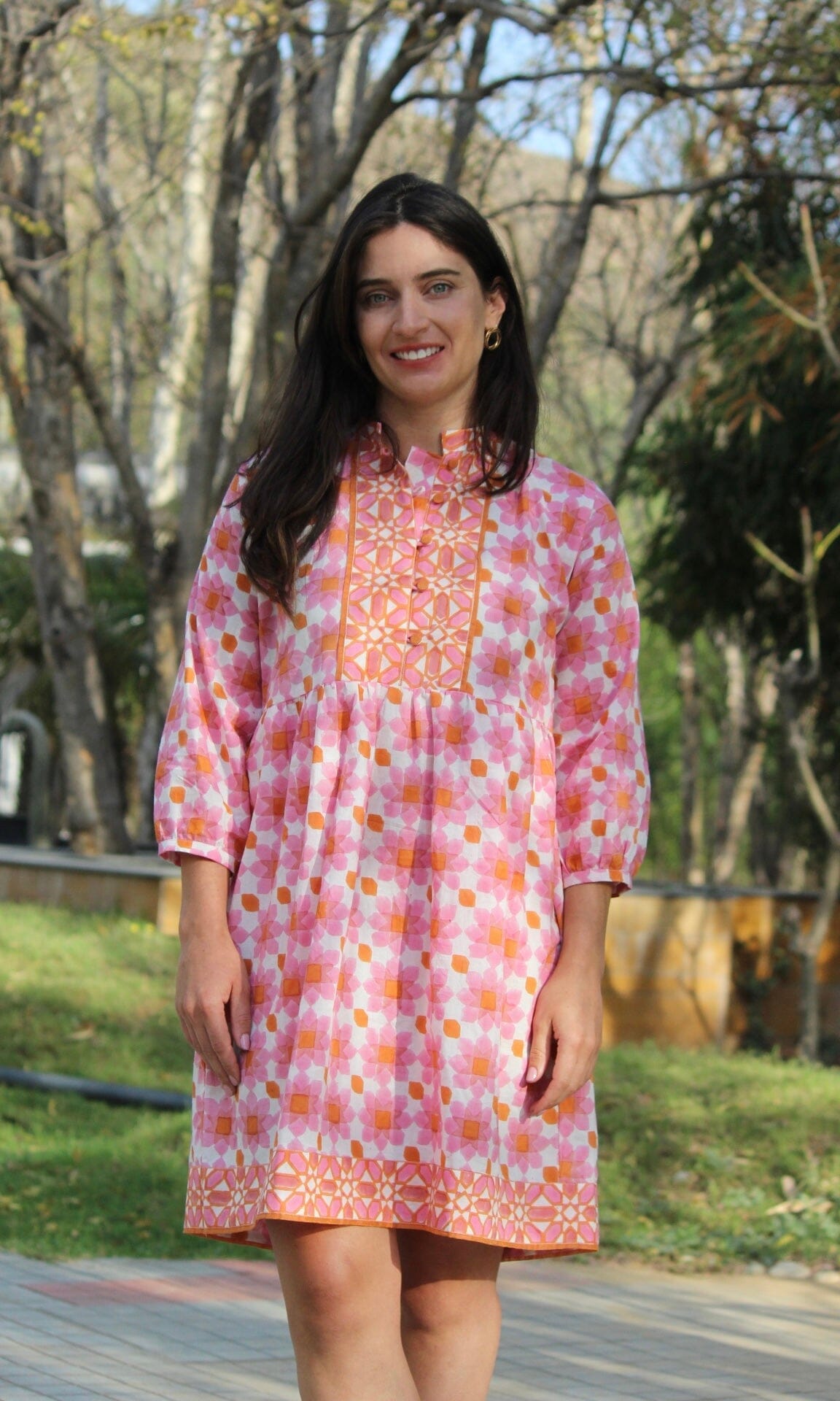 Daylily mini Dress DRESSES Cyclamen 
