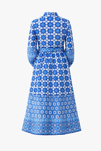 Artistic Blue Dress