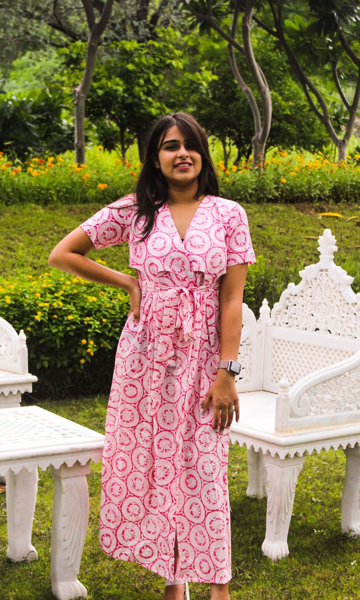 Pink dress