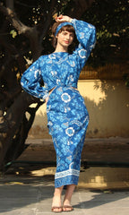 Carnation Back Tie Dress