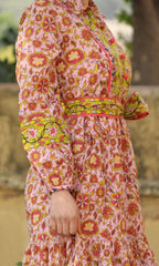 Peach Marigold Dress