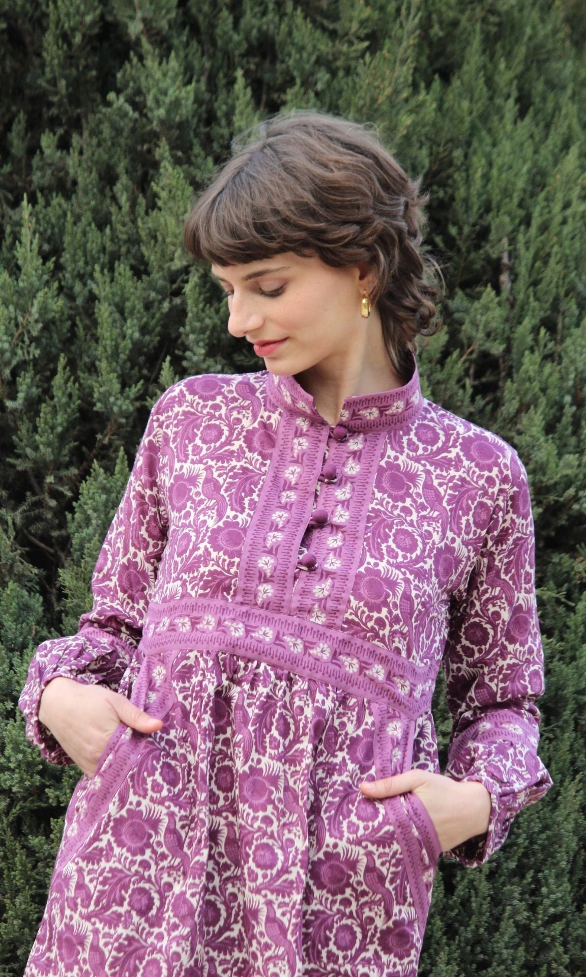 Peacock Mini Dress
