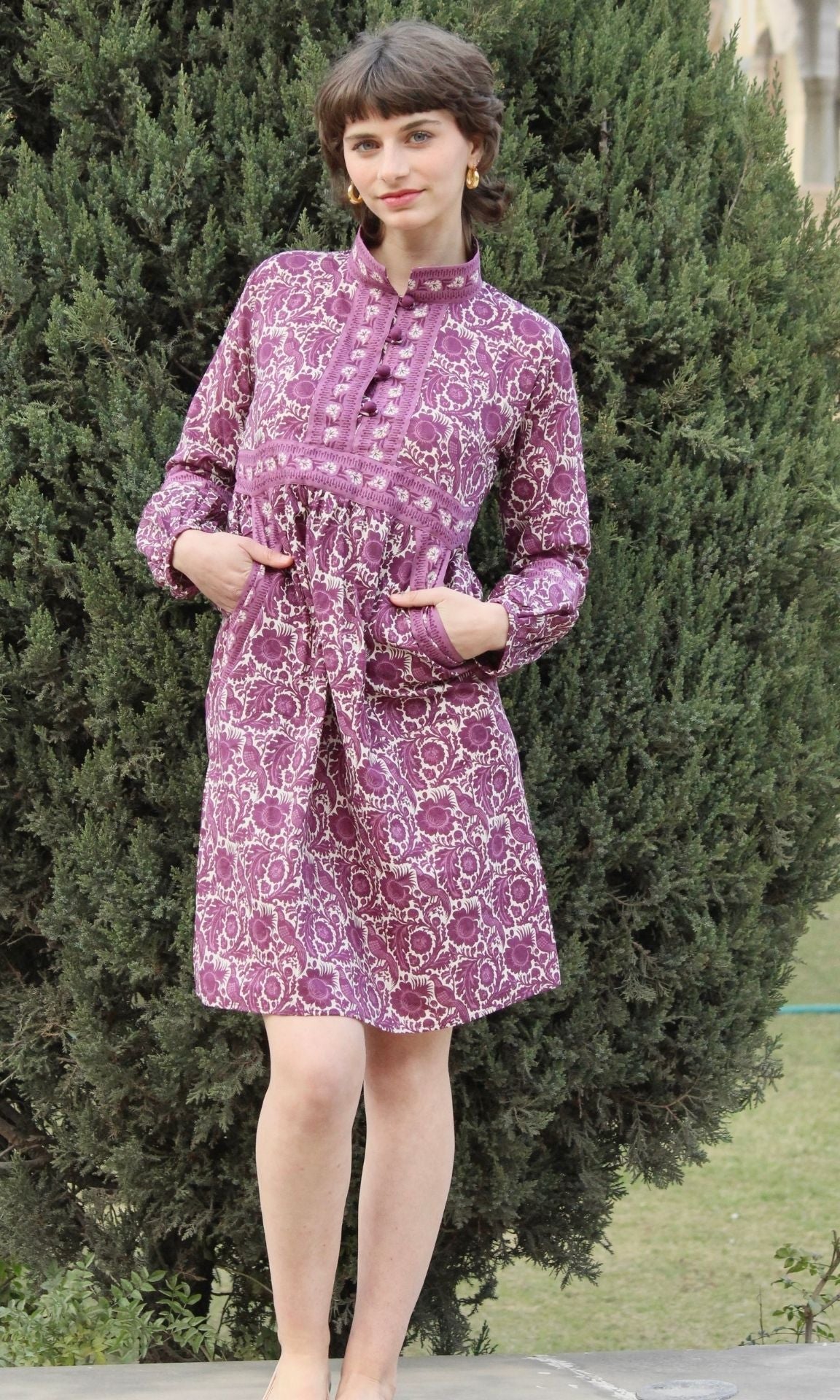 Peacock Mini Dress
