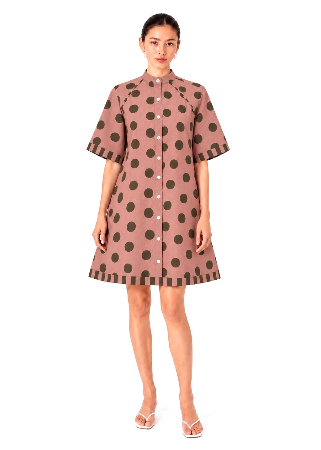 Cocoa Polka Dress