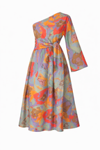 Colorflow Midi Dress