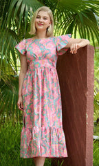 PINK LAGOOM DRESS