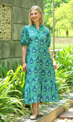 GREEN SILA DRESS