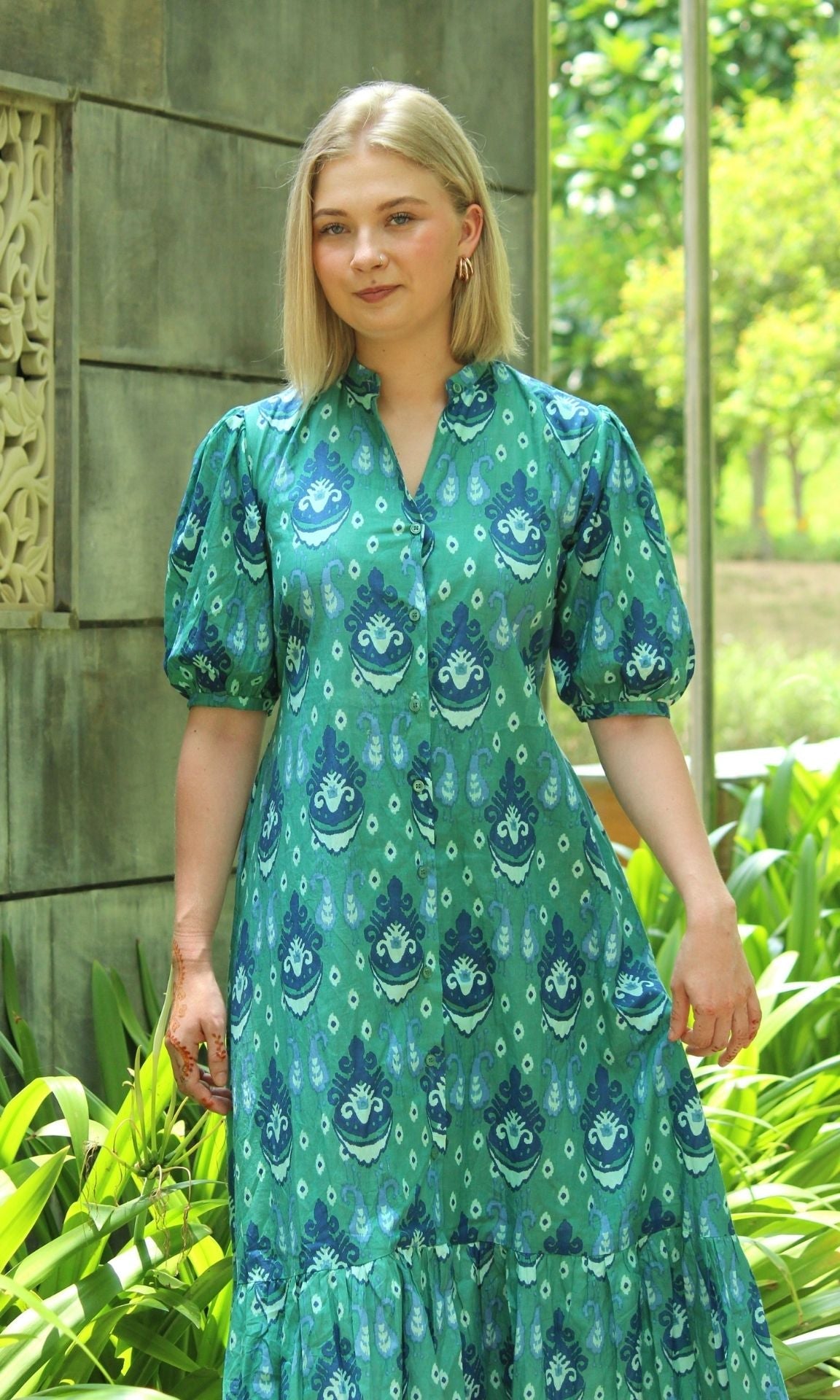 GREEN SILA DRESS