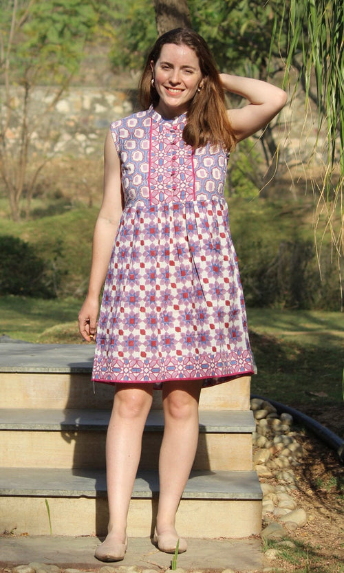 Bellflower Short Dress DRESSES Cyclamen 