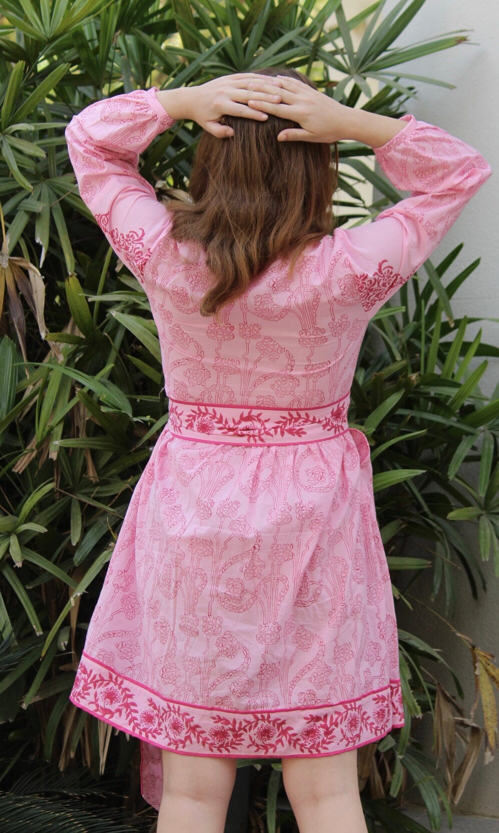 Camellia Mini Dress DRESSES Cyclamen 