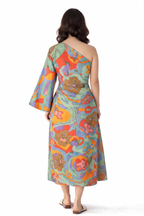 Colorflow Midi Dress