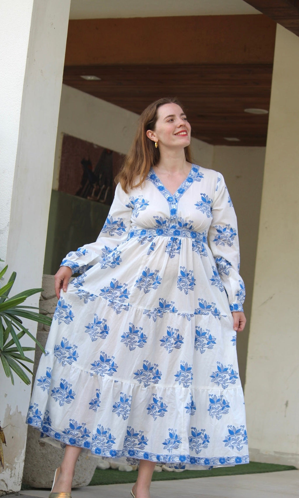 Floral Buta Dress