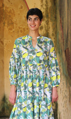 Green Cosmos Dress