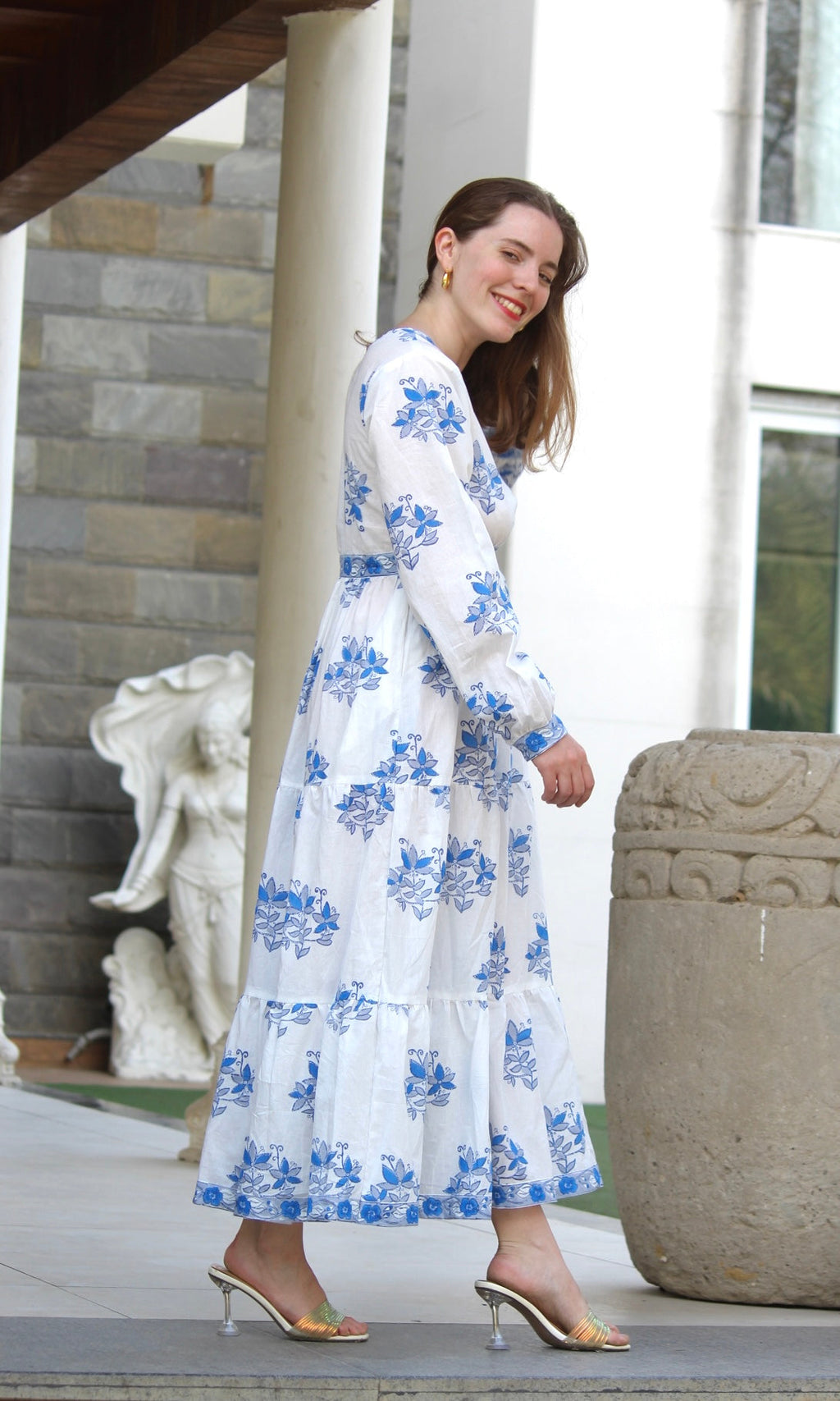 Floral Buta Dress
