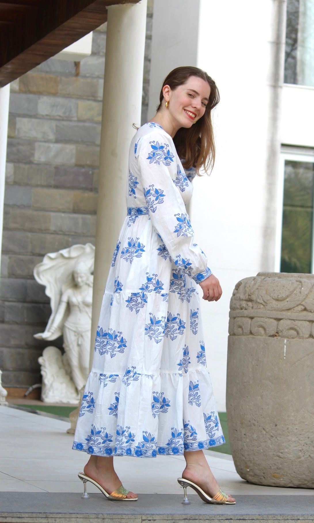 Floral Buta Dress