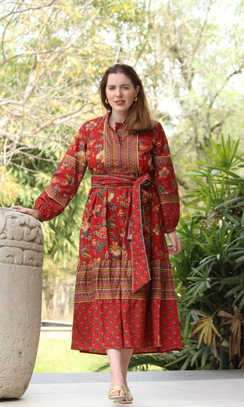 Bloomy Midi Dress
