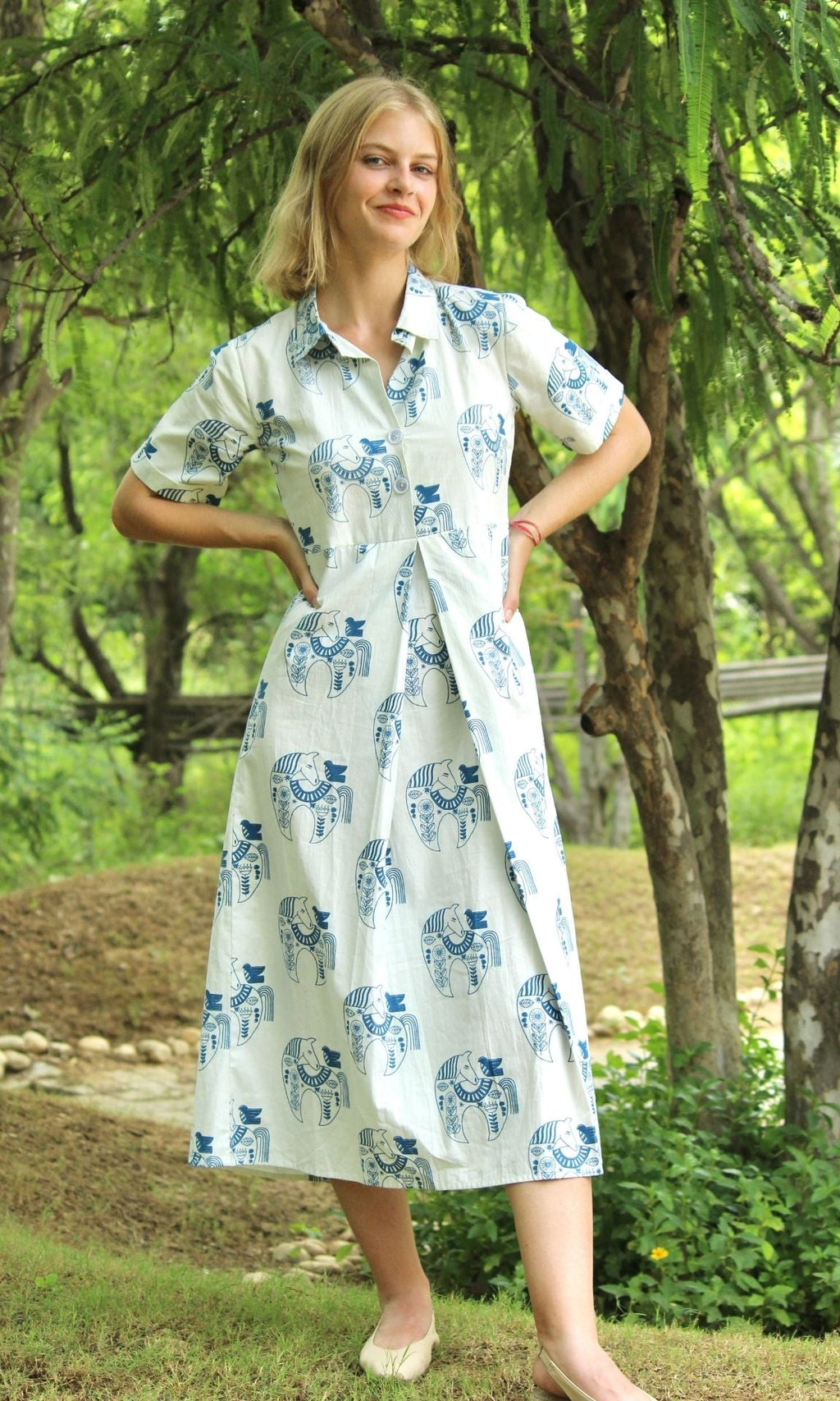 Horse Print Dress