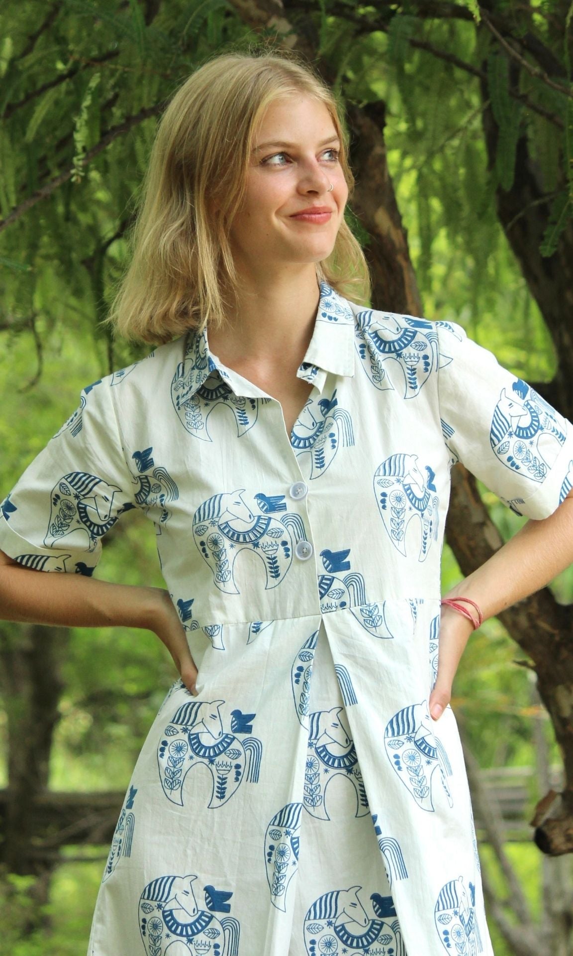 Horse Print Dress