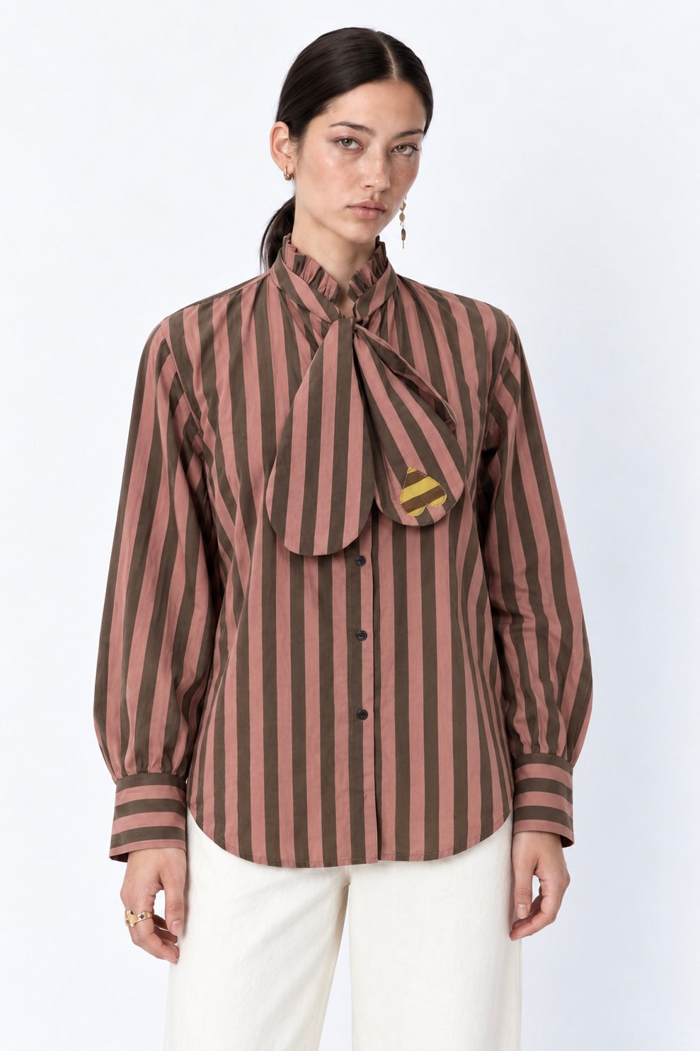 Strip Cocoa shirt
