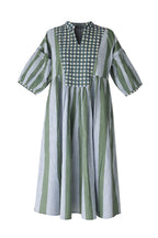 Vintage Stripe Midi dress