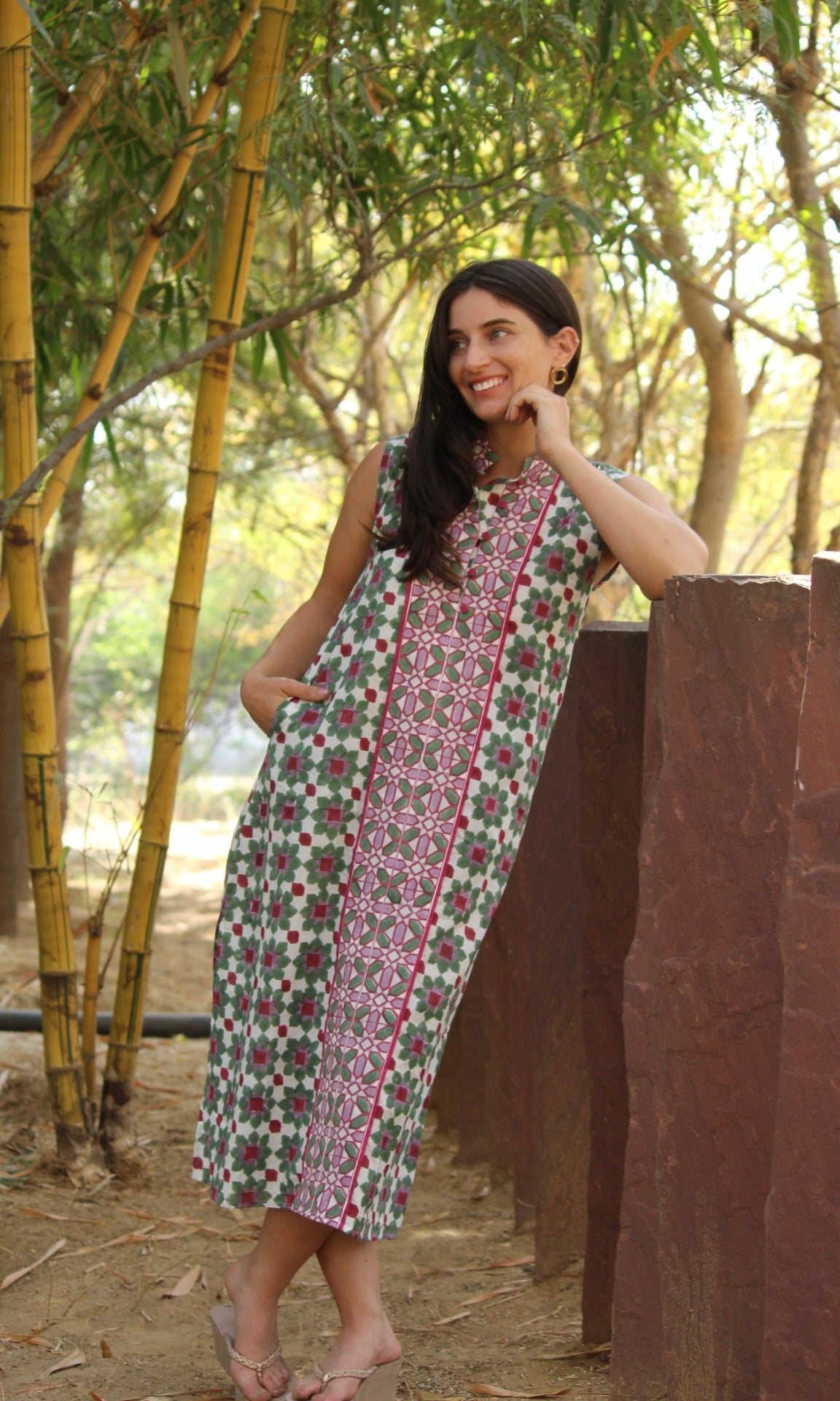 Orchid sleeveless Dress