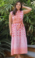 Daylily Midi sleeveless Dress