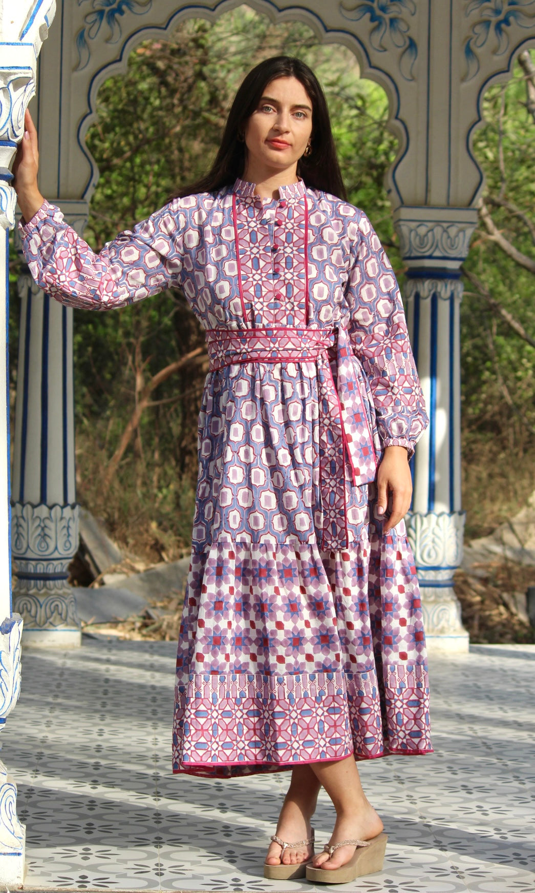 Bellflower Flounce Dress