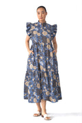 Floral Graffiti Midi dress