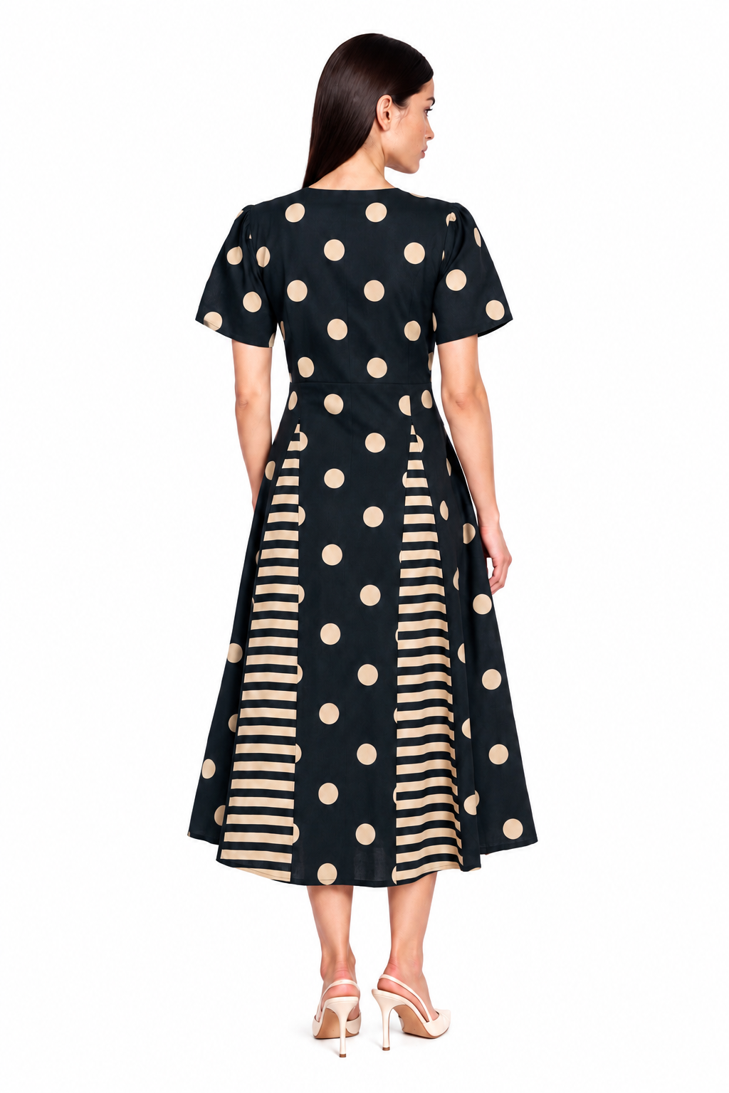 Dot and Line Dress