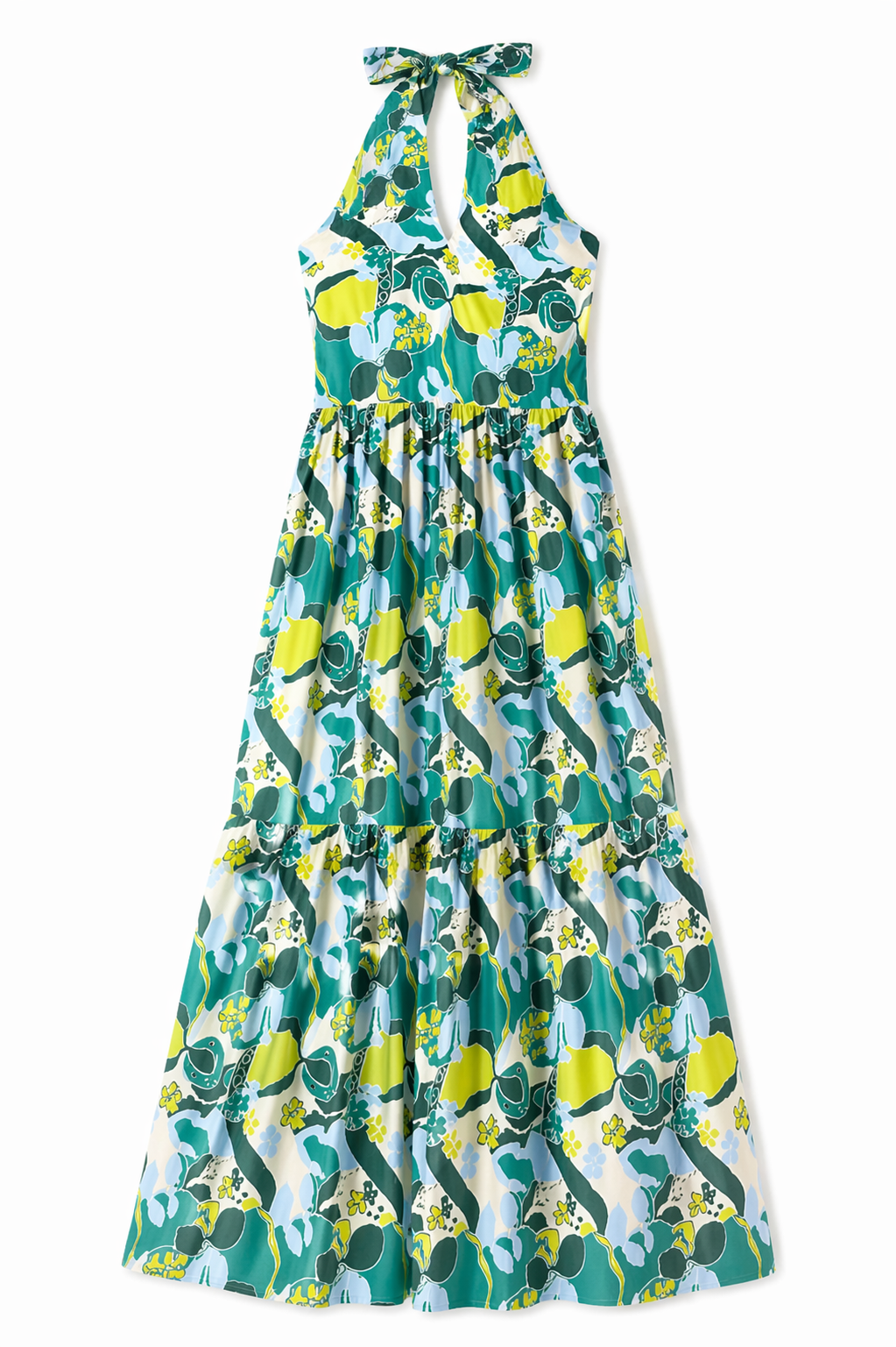 Green Cosmos Dress