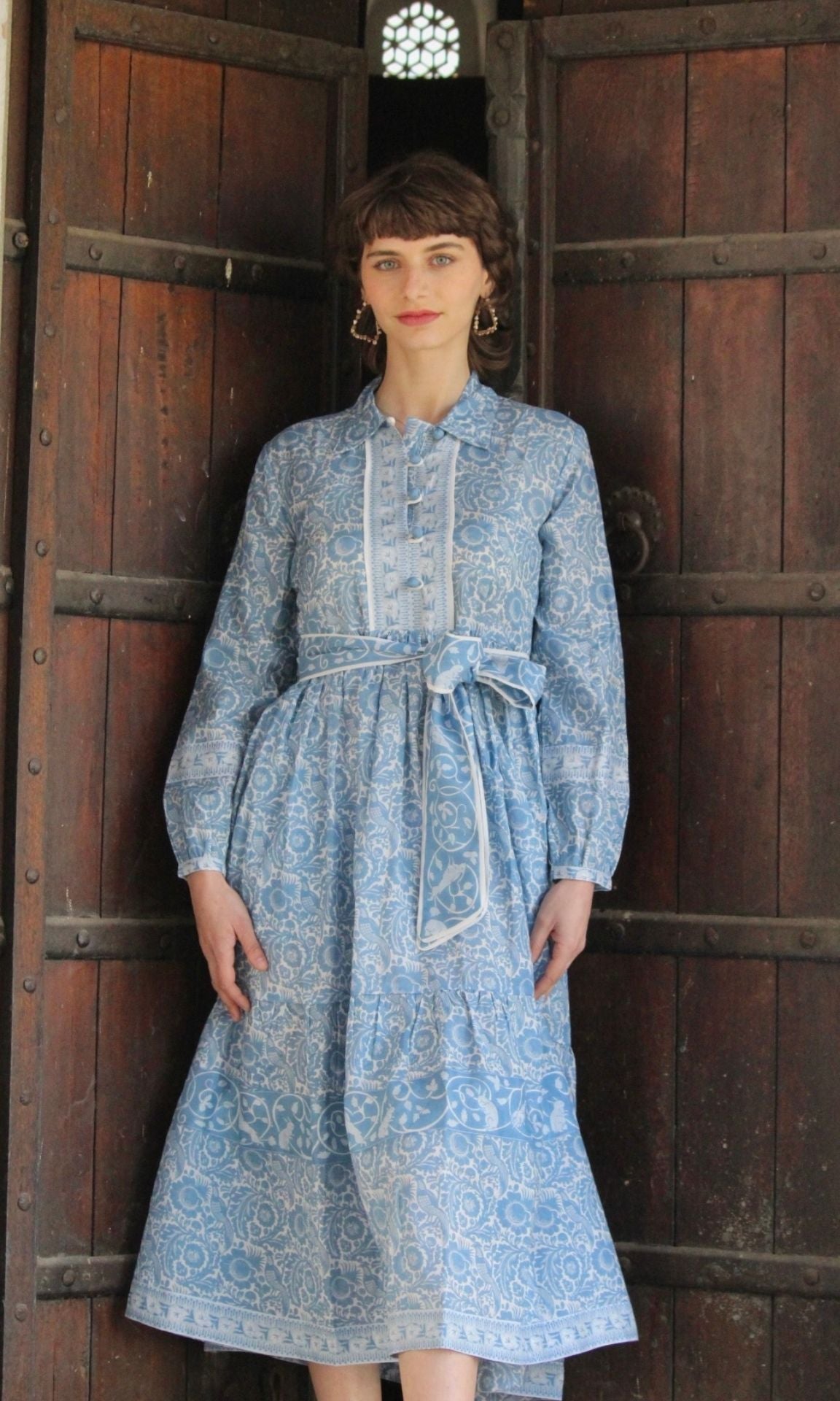 Blue Peacock Dress