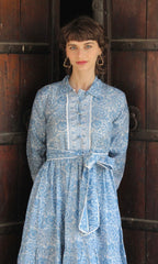 Blue Peacock Dress