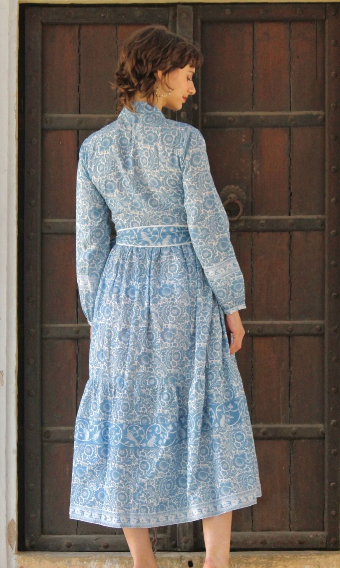 Blue Peacock Dress