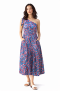 Blue Lagoon one shoulder dress