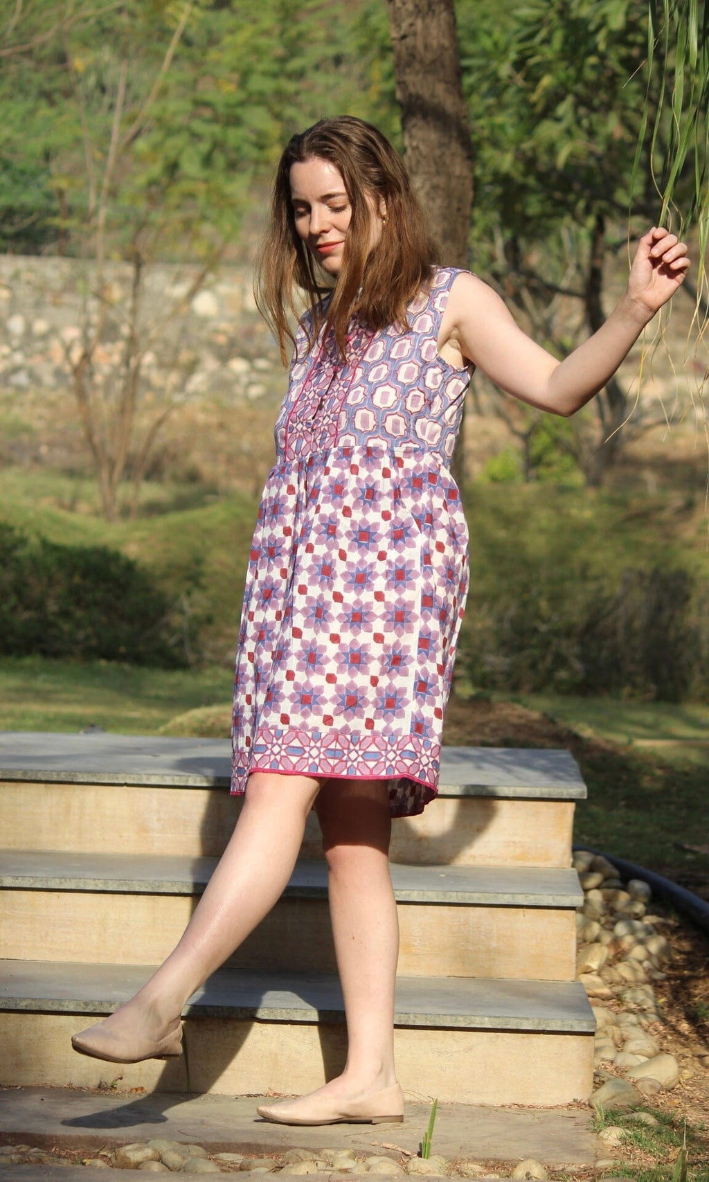 Bellflower Short Dress DRESSES Cyclamen 