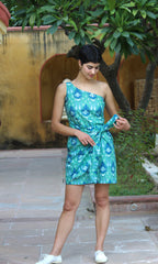 SILA GREEN SHORT DRESS