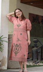 Ruffled Midi Dress