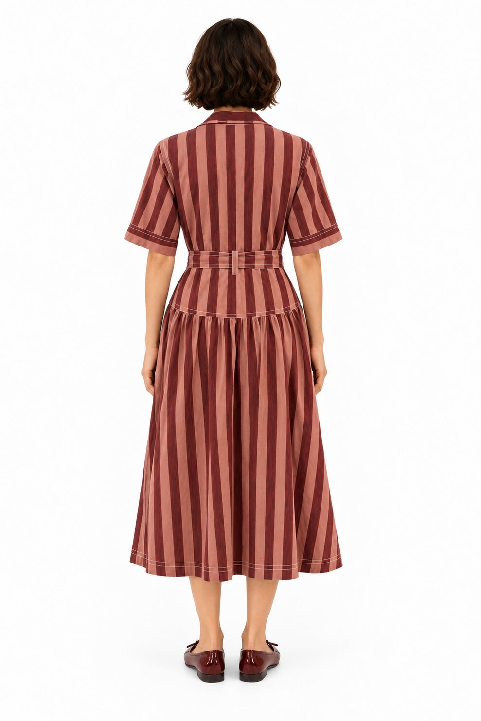 Cinnamon Stripe Dress