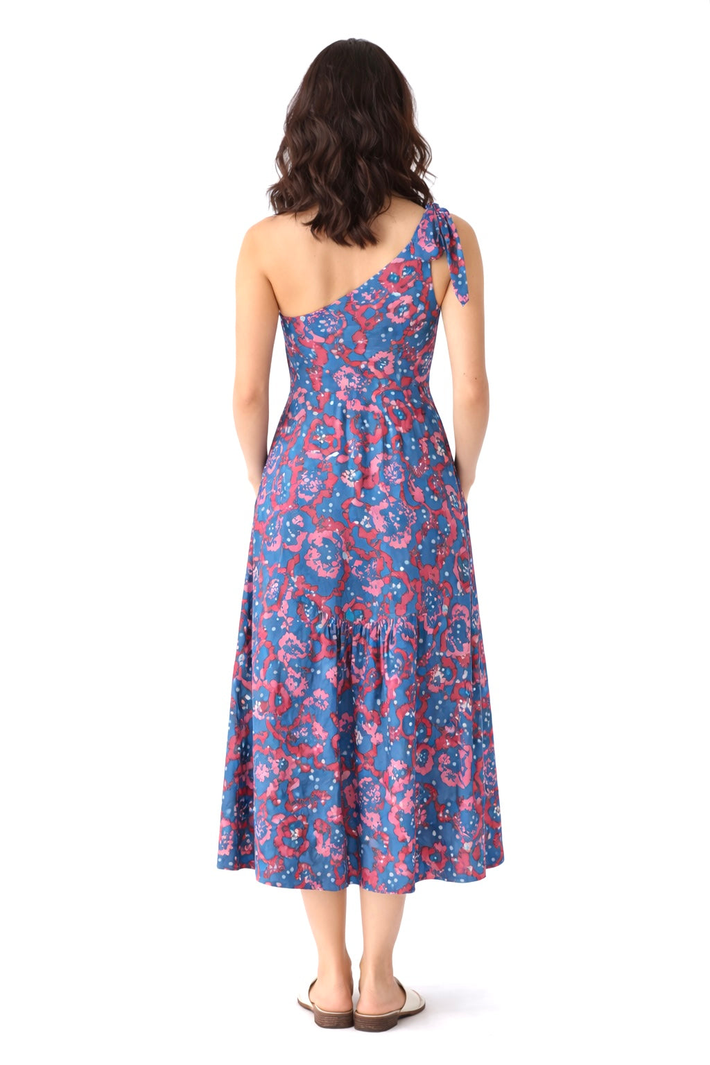 Blue Lagoon one shoulder dress