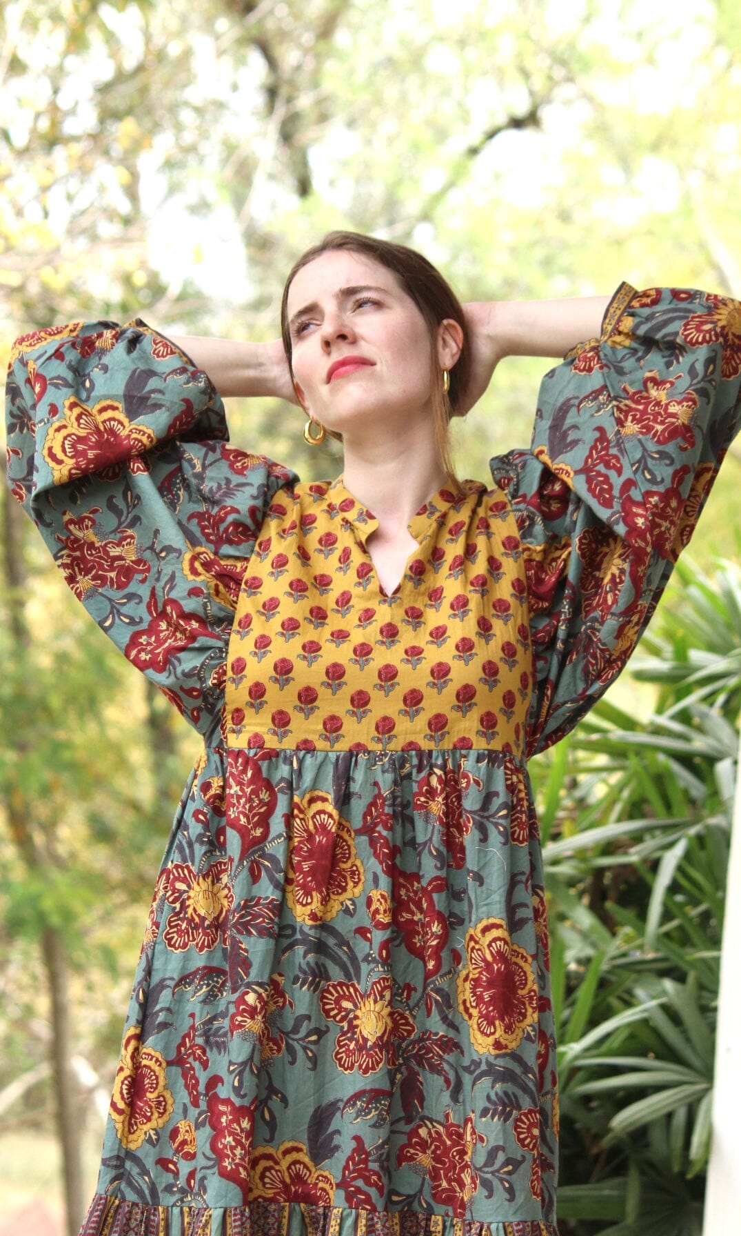 Grassland Ruffle Dress DRESSES Cyclamen 