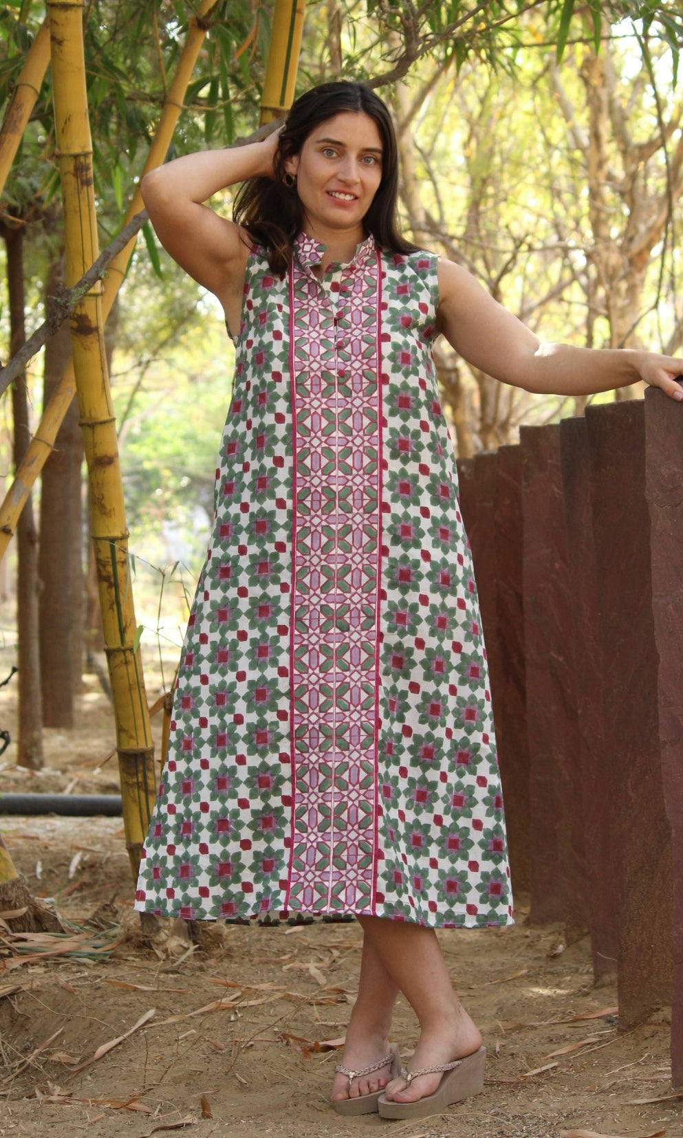 Orchid sleeveless Dress
