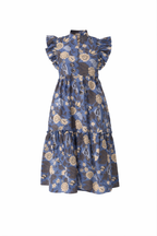 Floral Graffiti Midi dress