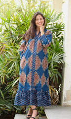 Drarf midi Dress DRESSES Cyclamen 