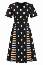 Dot and Line Dress
