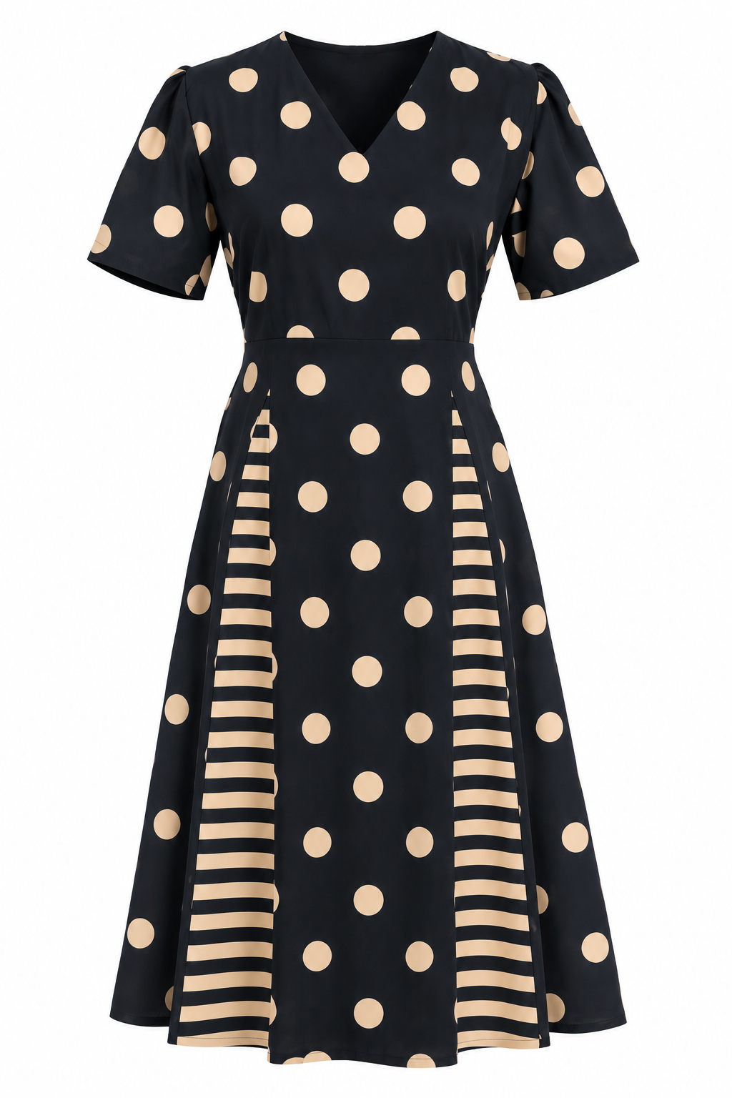 Dot and Line Dress