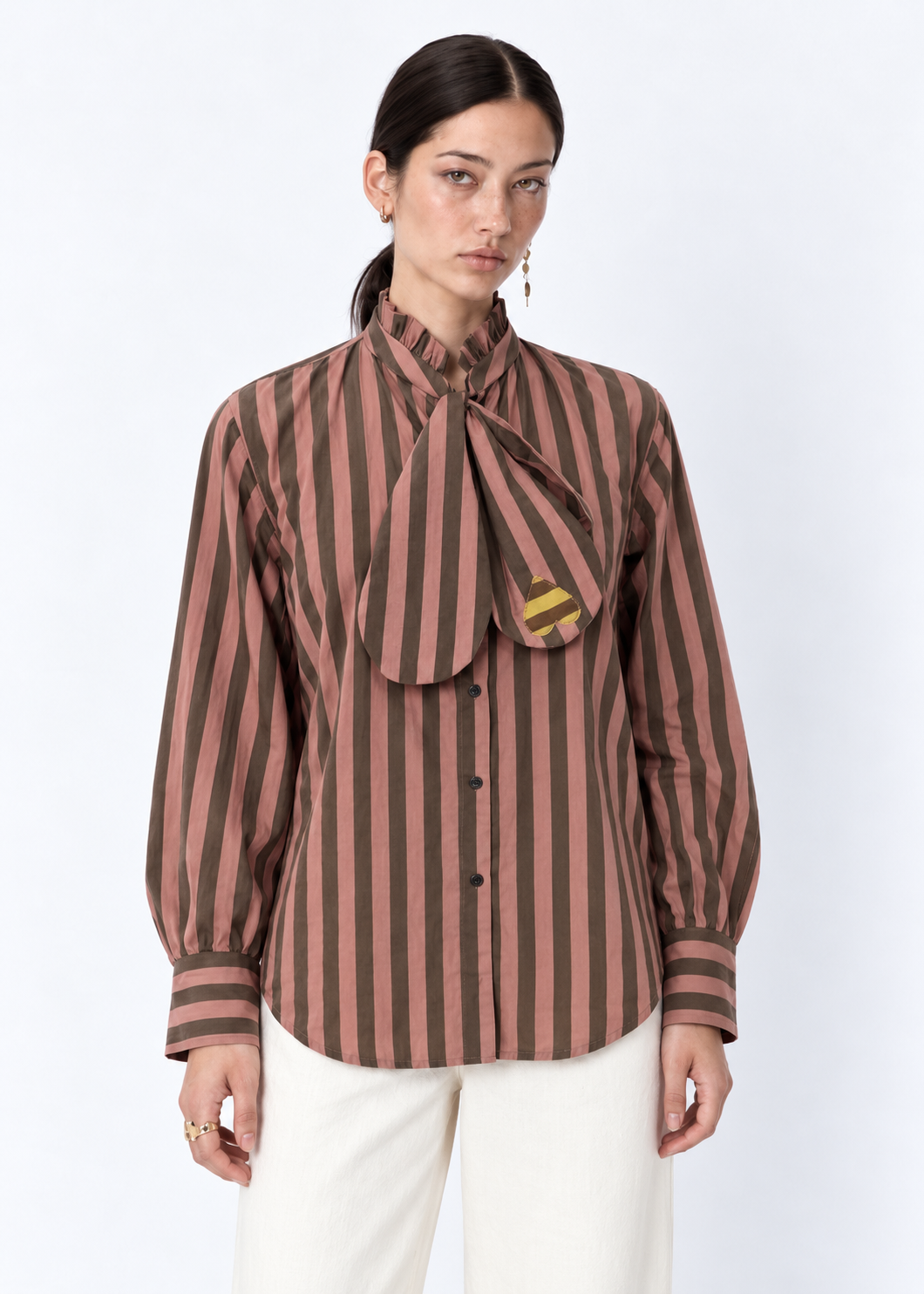 Strip Cocoa shirt