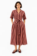 Cinnamon Stripe Dress