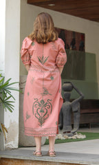 Ruffled Midi Dress